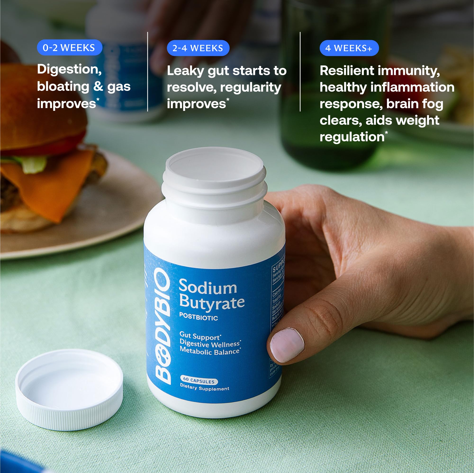 Lab test document emphasizes strict quality controls for BodyBio Butyrate.