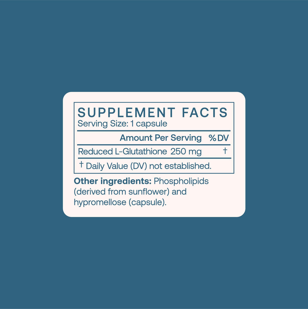 BodyBio Liposomal Glutathione encapsulation technology graphic suggests enhanced cellular absorption.