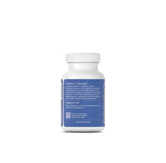 Closeup of BodyBio Liposomal Vitamin C capsules highlighting liposomal delivery