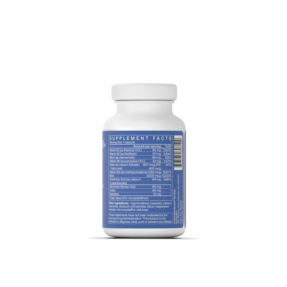 BodyBio Vitamin B+ Complex (B1–B7) — Supports alertness, metabolism, i ...
