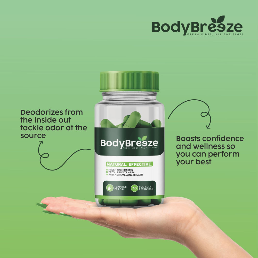 BodyBreeze detox scene suggests internal cleansing and renewed energy.
