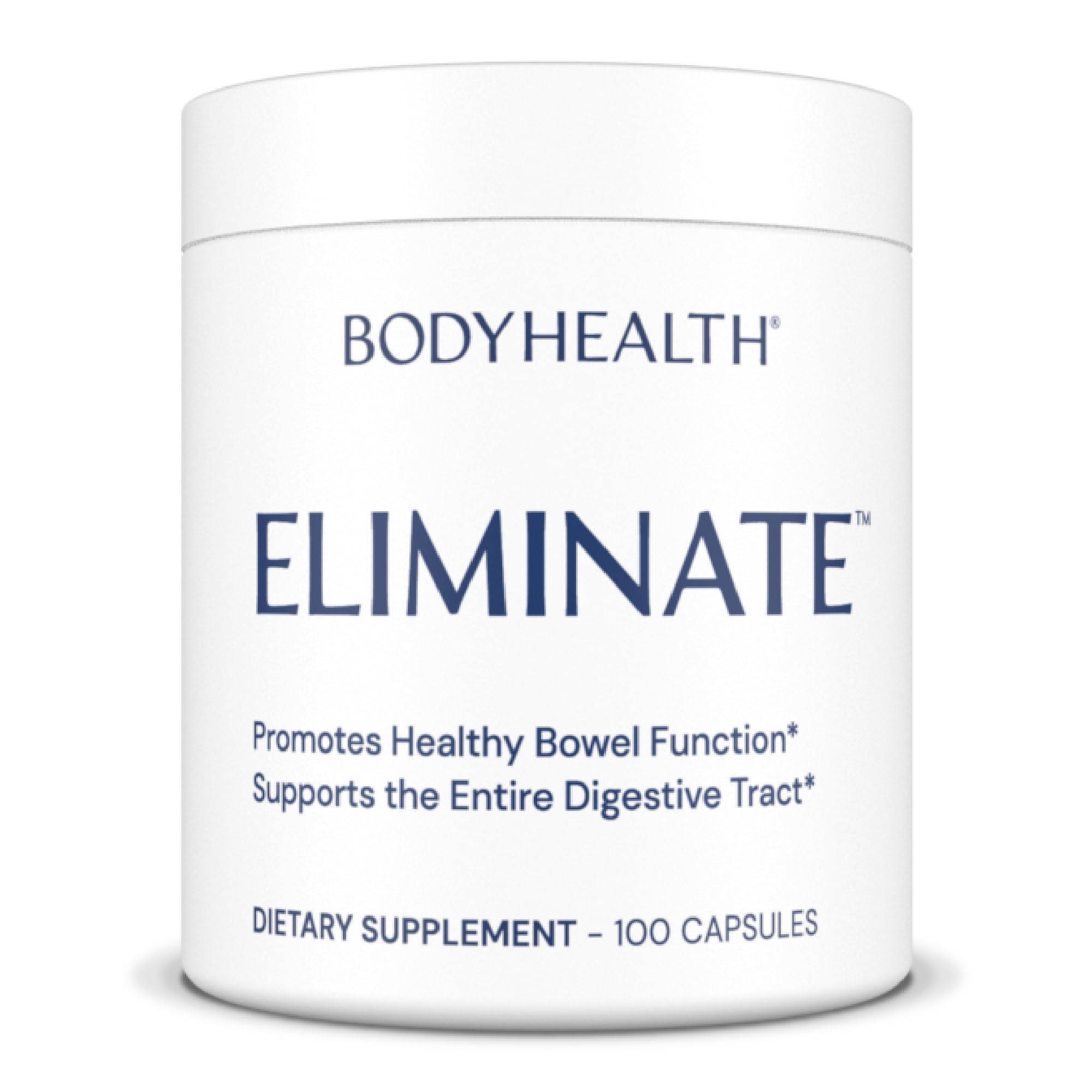 BodyHealth Intestinal Cleanse bottle with pills, gentle overnight support for digestion