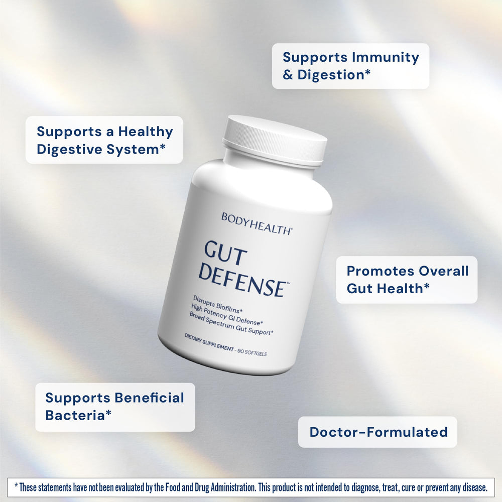 BodyHealth PerfectAmino ingredient panel emphasizing essential amino acids for gut barrier