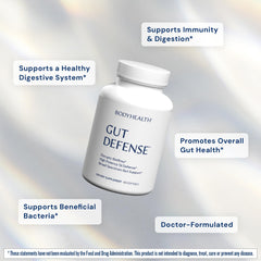 BodyHealth PerfectAmino ingredient panel emphasizing essential amino acids for gut barrier