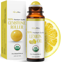 BodyJ4You Lemon Roll On bottle with travel-friendly 10ml size for uplifting moments