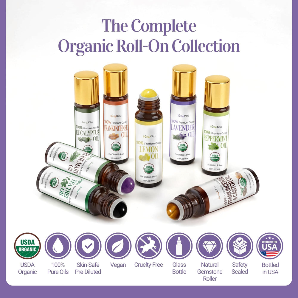 BodyJ4You organic ingredients label shows USA bottled quality.