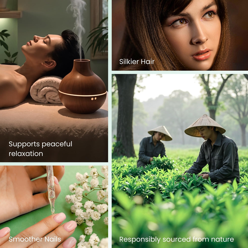 BodyJ4You Tea Tree Oil nail-care with hydrated cuticles.