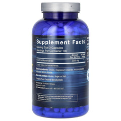 BodyTech Creatine Monohydrate capsules with scoop, ready for training sessions