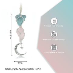 BOHO GARDEN rearview-mirror-crystal-charm supports focus and clarity while commuting.