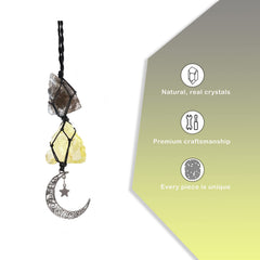 Boho Garden rearview mirror ornament crystal star adds subtle positive energy