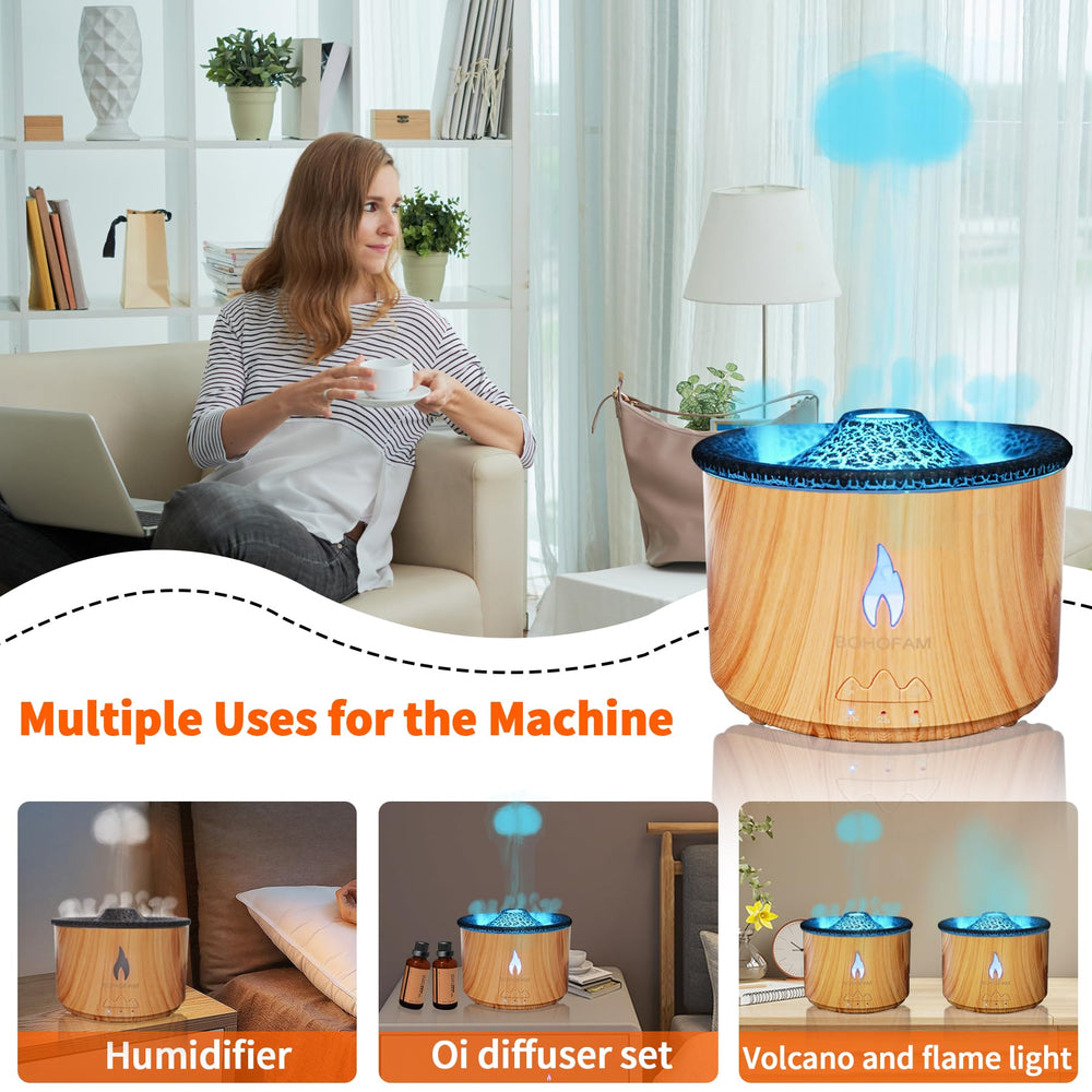 BOHOFAM diffuser auto shutoff feature for safe operation