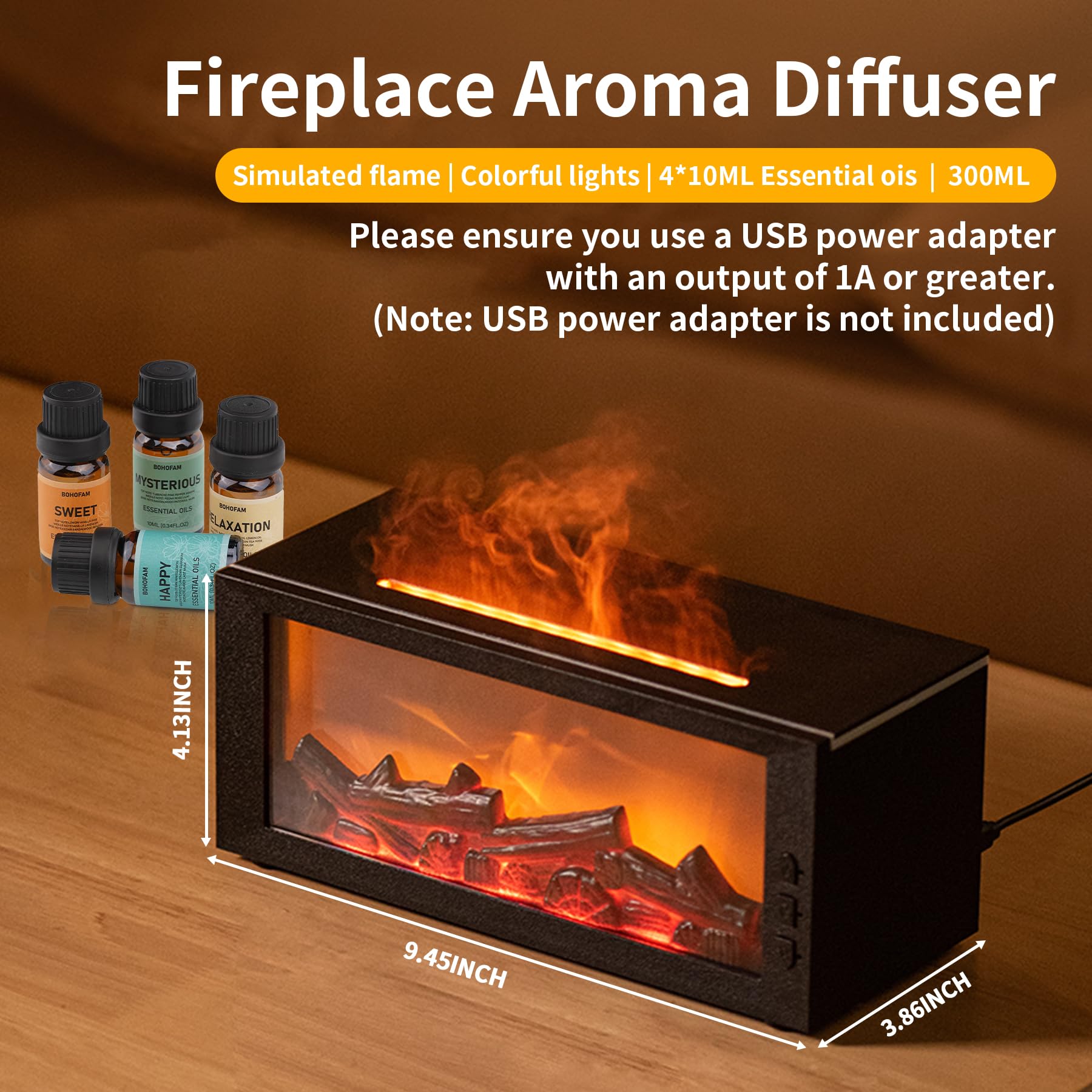 BOHOFAM diffuser helps refresh larger rooms with mist and scent