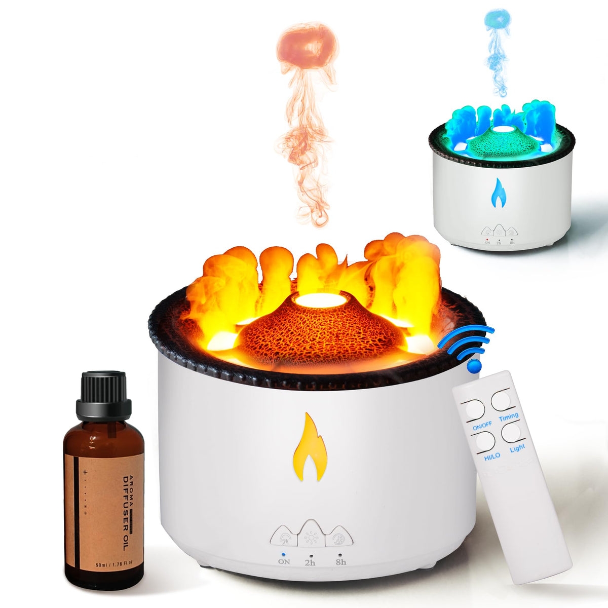BOHOFAM essential oil diffuser 360ml enhancing room aroma and humidification