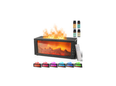 BOHOFAM fireplace diffuser flame effect adds warm ambiance to living spaces
