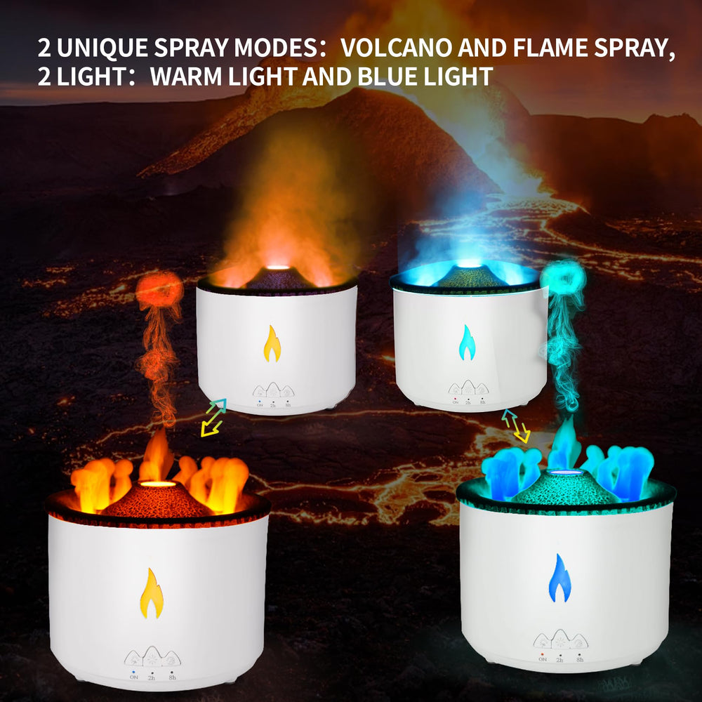 BOHOFAM volcano diffuser mode creating eruptive scent patterns for living spaces