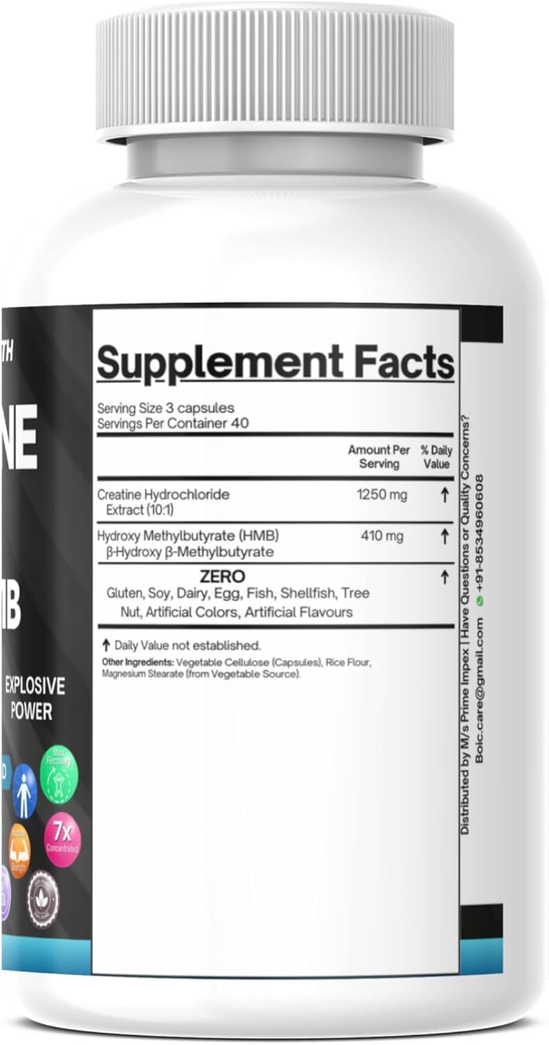 Capsules displayed with gym equipment to suggest practical supplementation.