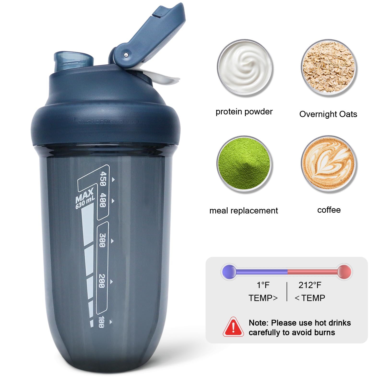 boieioe blender-style shaker ideal for quick protein shakes.