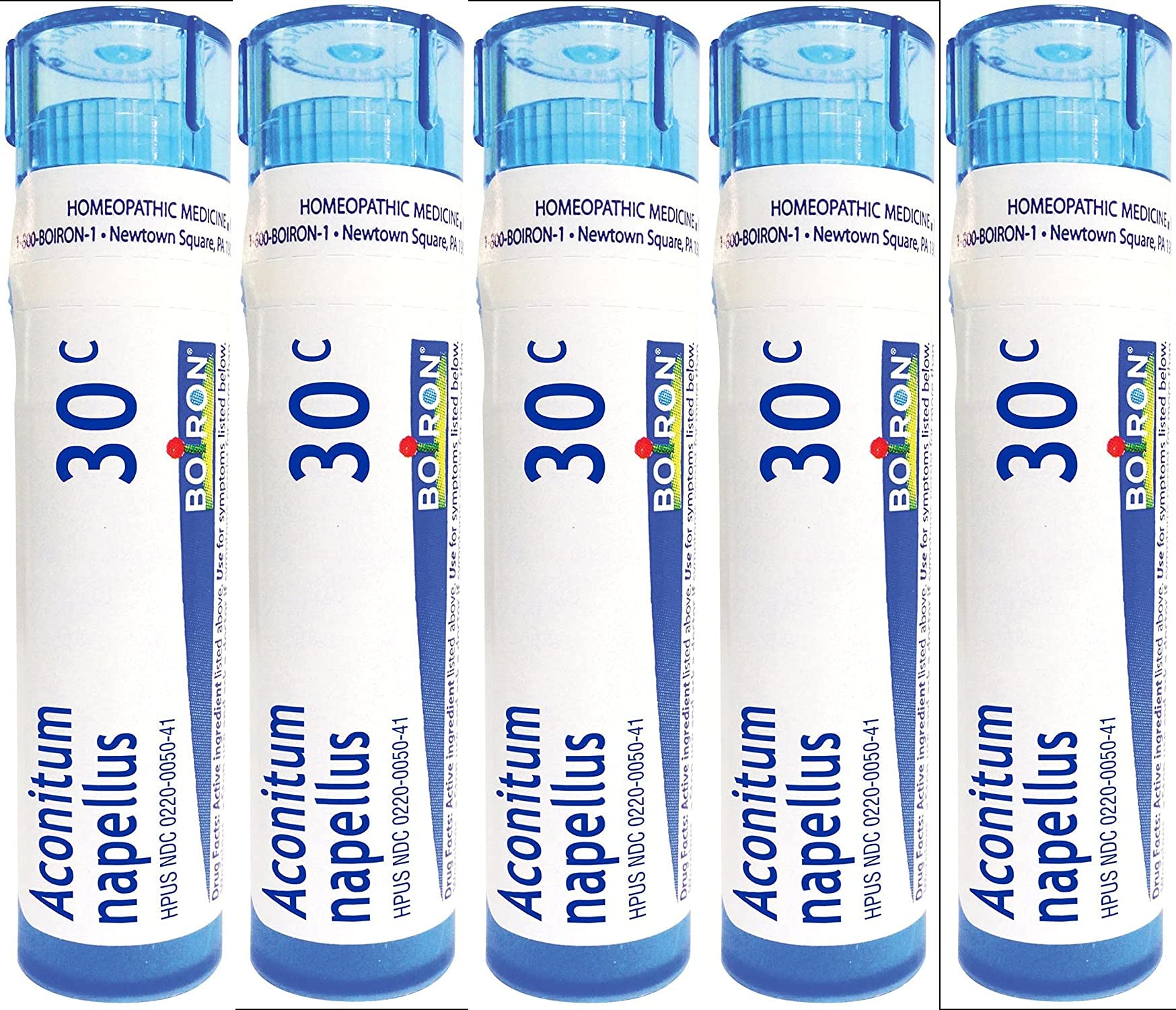 Boiron Aconitum Napellus 30C bottle for gentle fever support