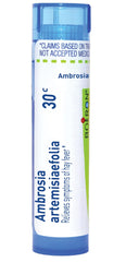 Boiron Ambrosia Artemisiaefolia 30C pellets in bottle for hay fever relief