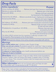 Boiron Arnicare Arthritis tablets dissolving on tongue for easy intake