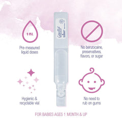 Boiron Camilia teething drops used during day and night for comfort