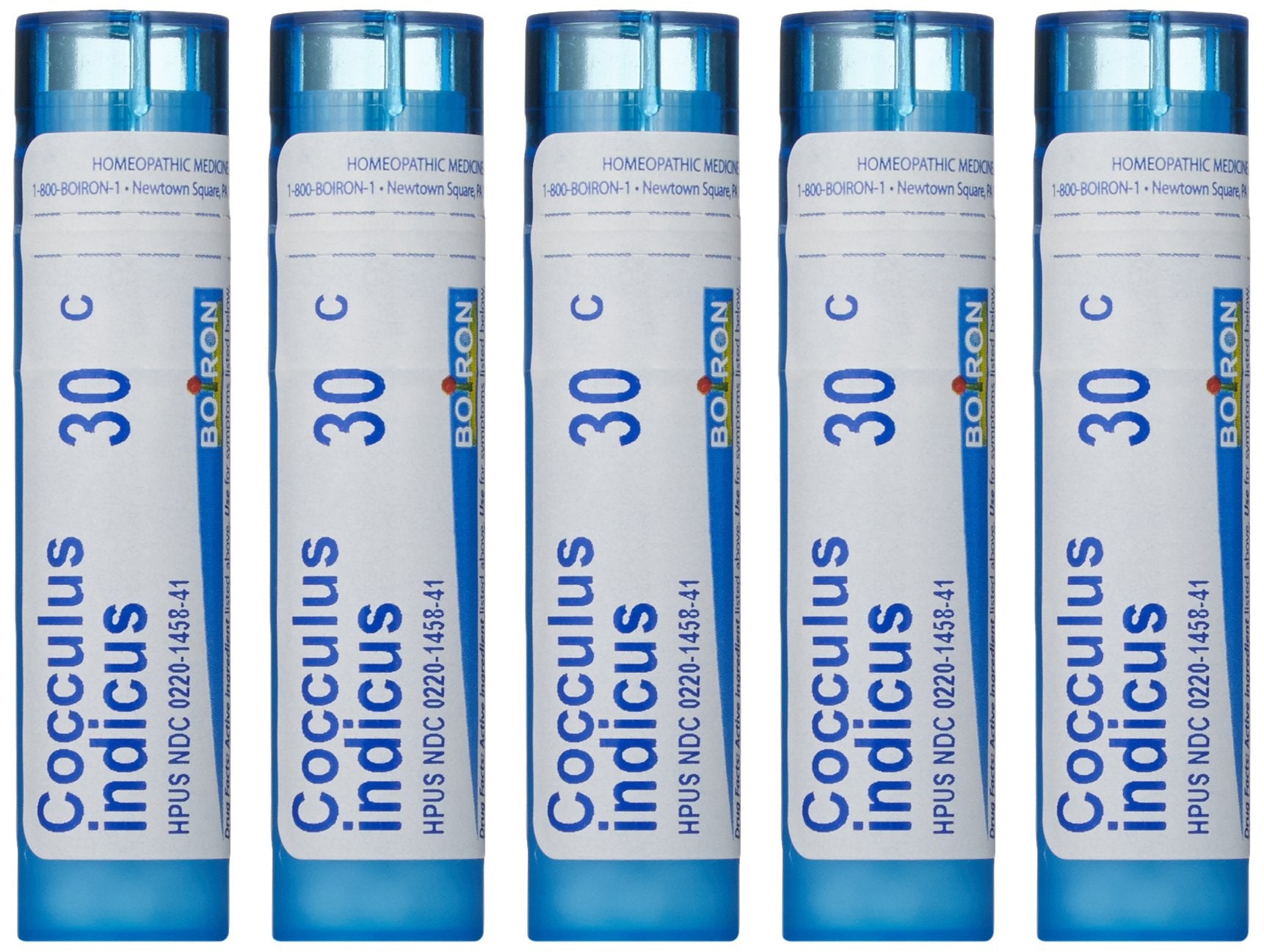 Boiron Cocculus Indicus 30C packaging supports travel-friendly motion relief.