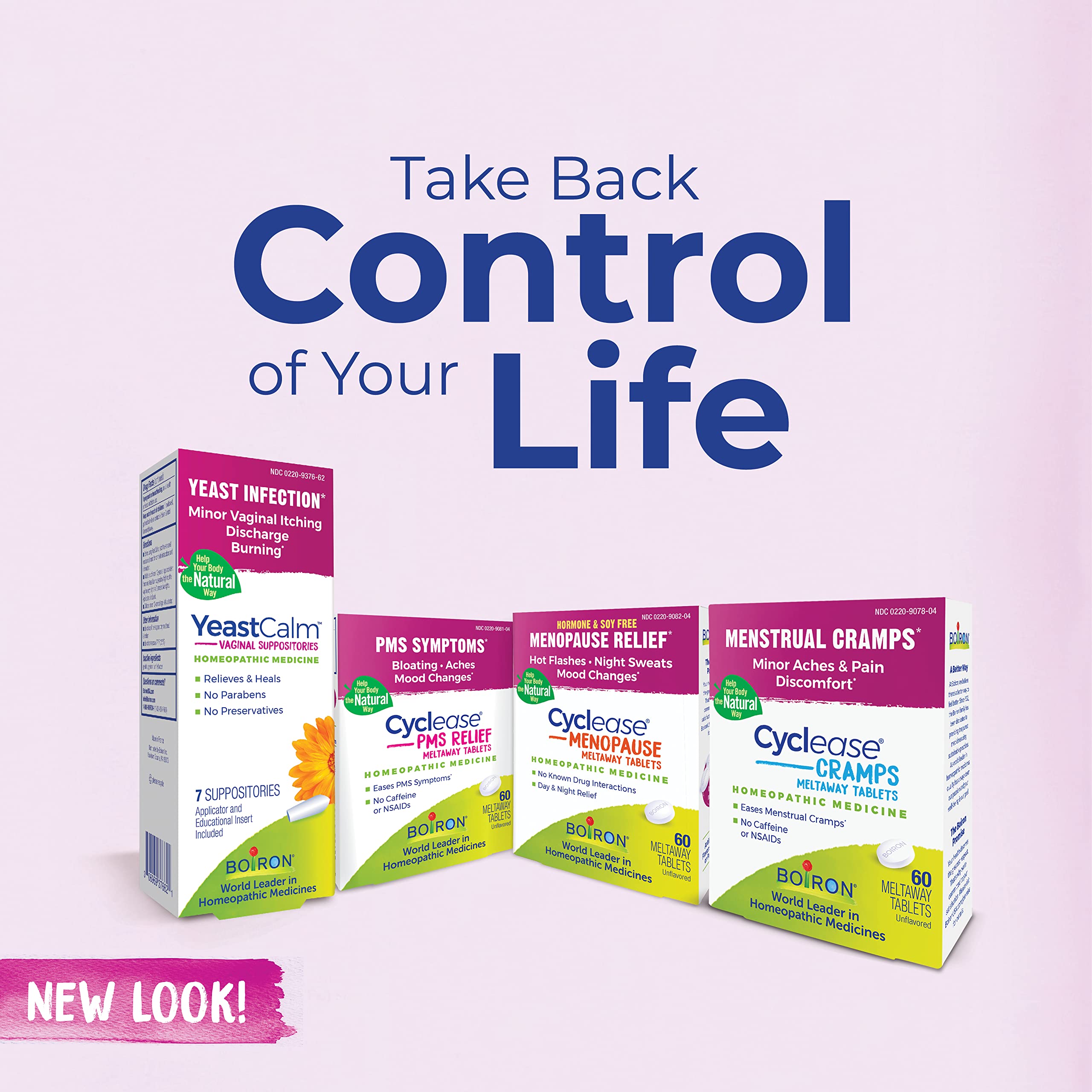 Boiron Cyclease PMS Relief suitable for ages 12 and up.