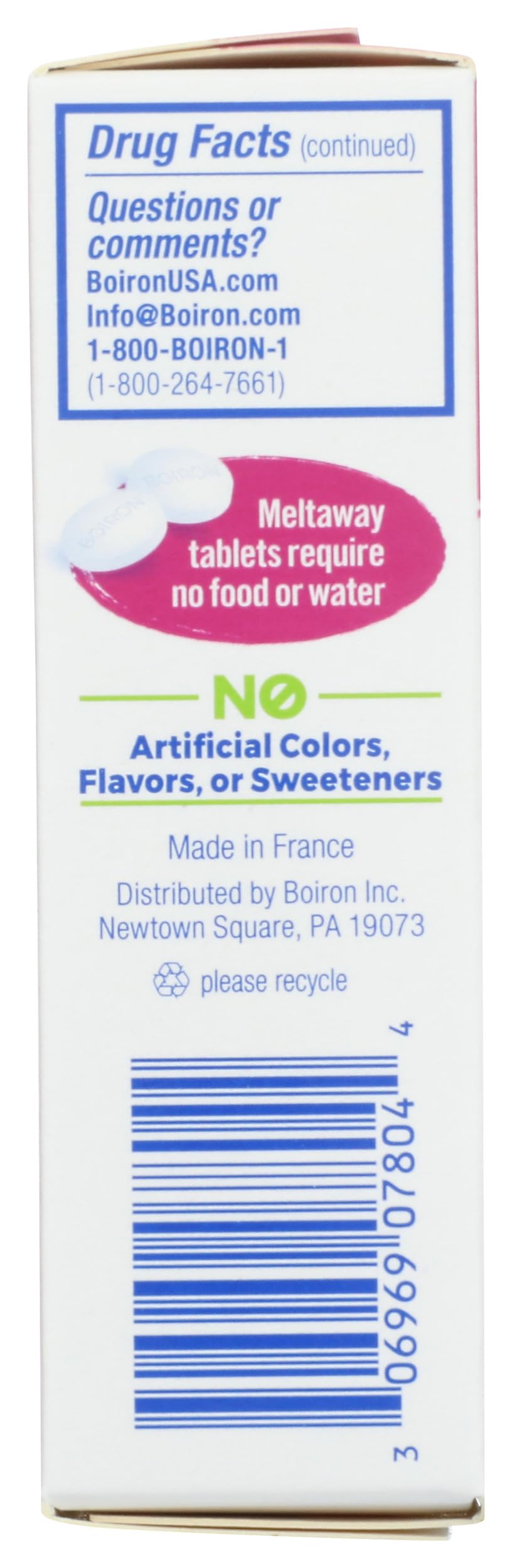 Tablets dispensed into hand ready for on-the-go relief.
