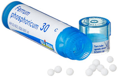 Non-drowsy Boiron Ferrum Phosphoricum 30C formula ideal for daytime care.