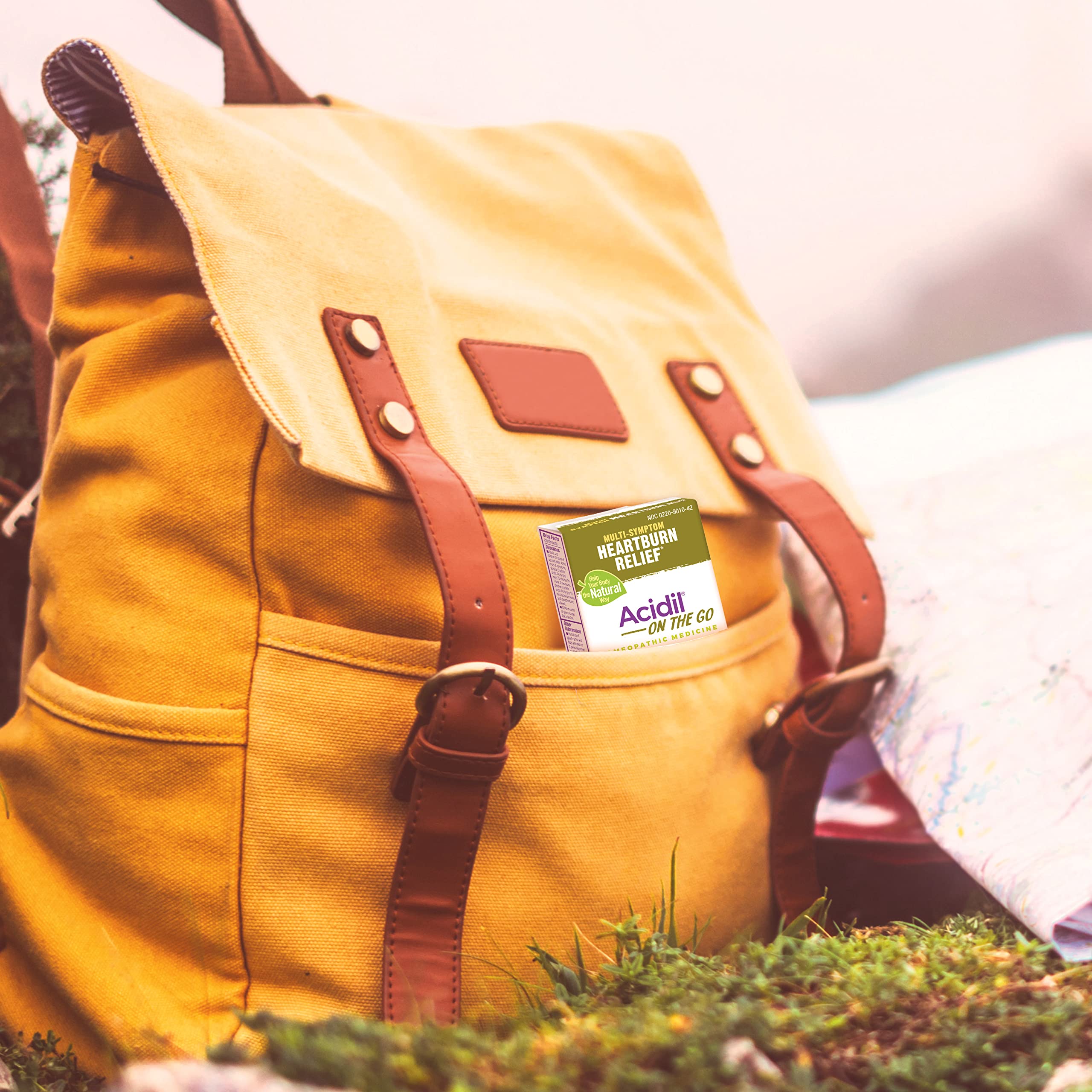 Boiron Gasalia On the Go without artificial additives for clean relief.