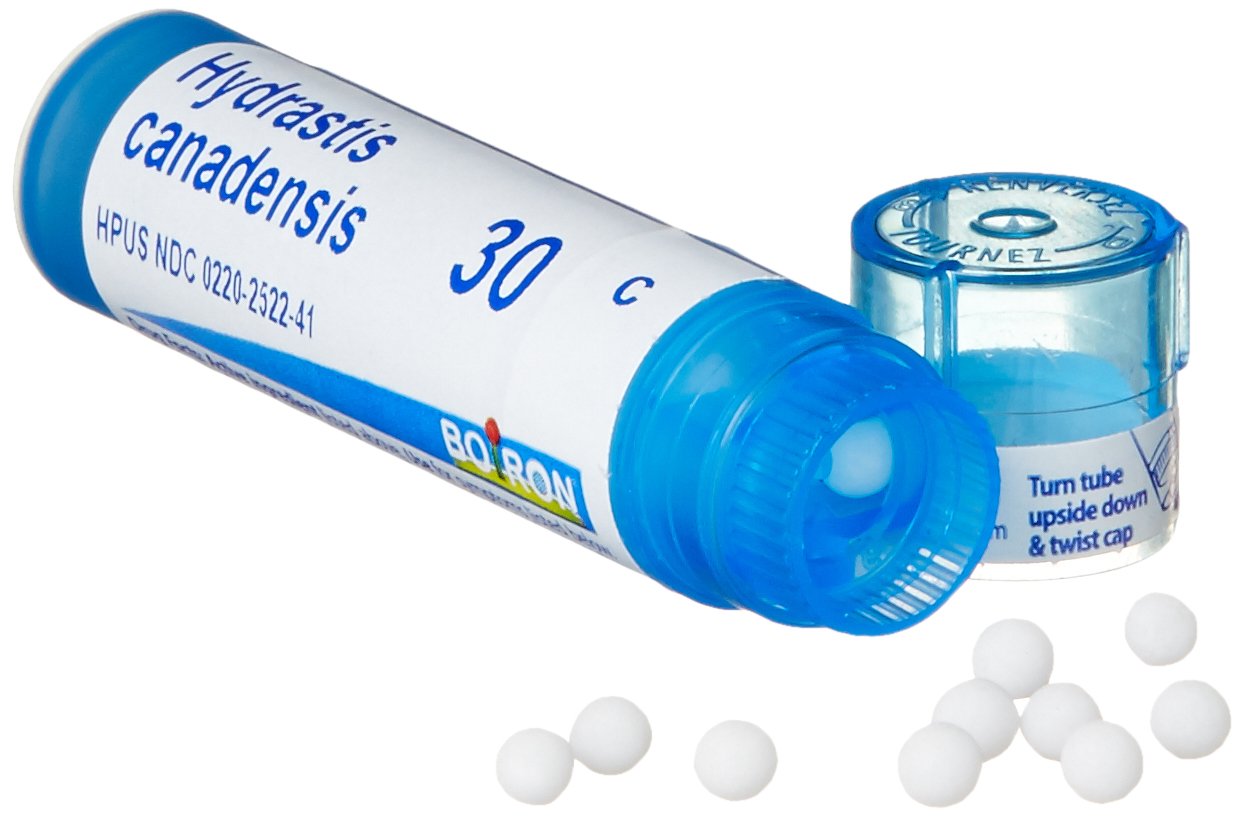 Pellets dispensing from Hydratis Canadensis 30C tube for on-the-go relief