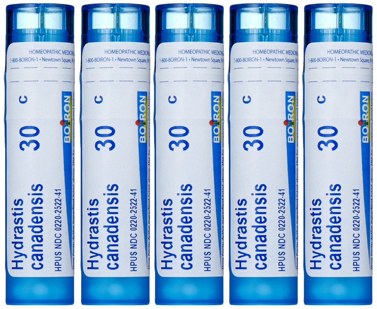 Boiron Hydratis Canadensis 30C tube front view for postnasal drip support