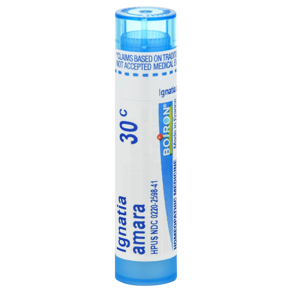 Boiron Ignatia Amara 30c 80 pellets bottle provides discreet daily well-being support