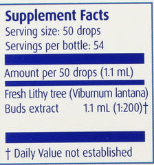 Boiron Lithy Tree bottle with drops for on the go supplementation.