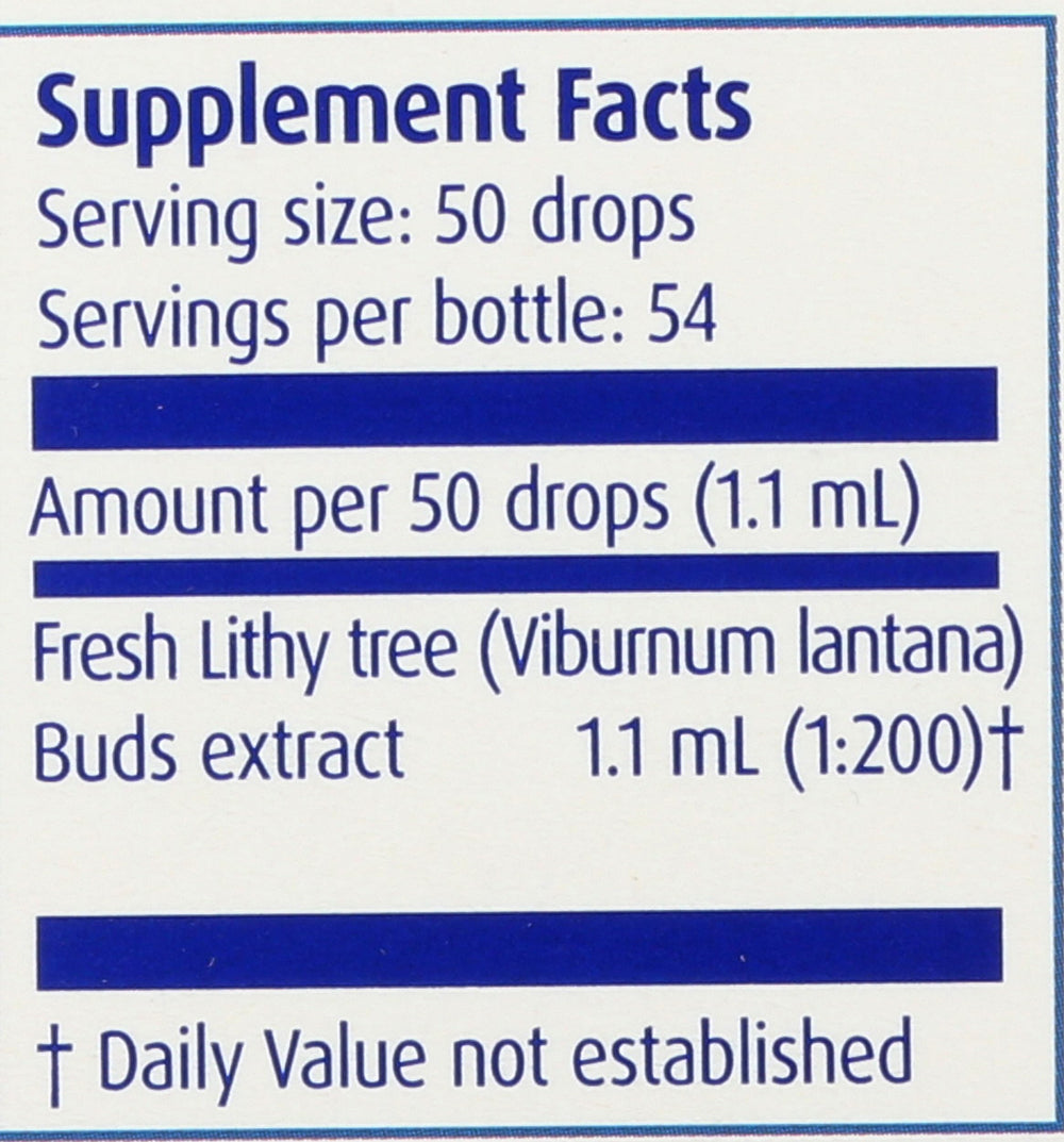 Boiron Lithy Tree dropper closeup shows precise dosing.