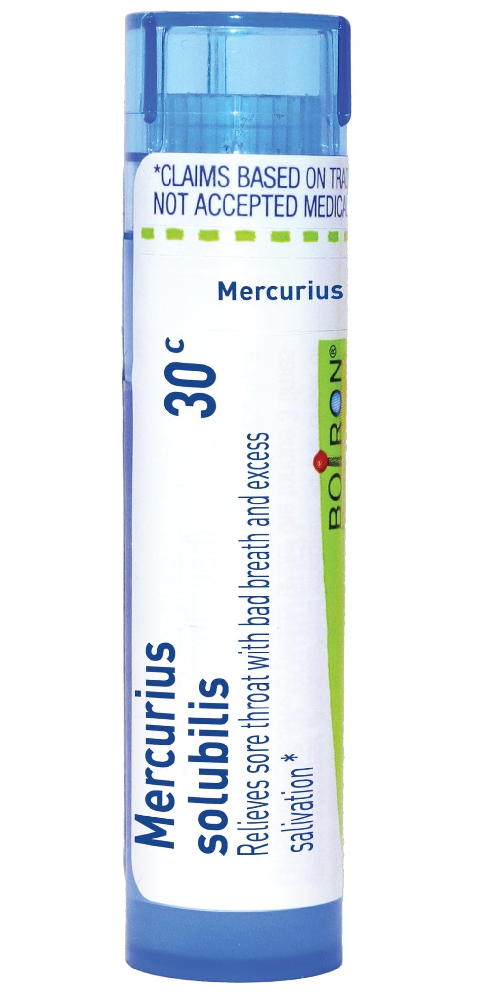 Boiron Mercurius Solubilis 30C tube pack of 5 with 80 pellets for on-the-go use