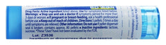 Boiron Nux Vomica 30C pellets close-up showing tiny pills for digestion support