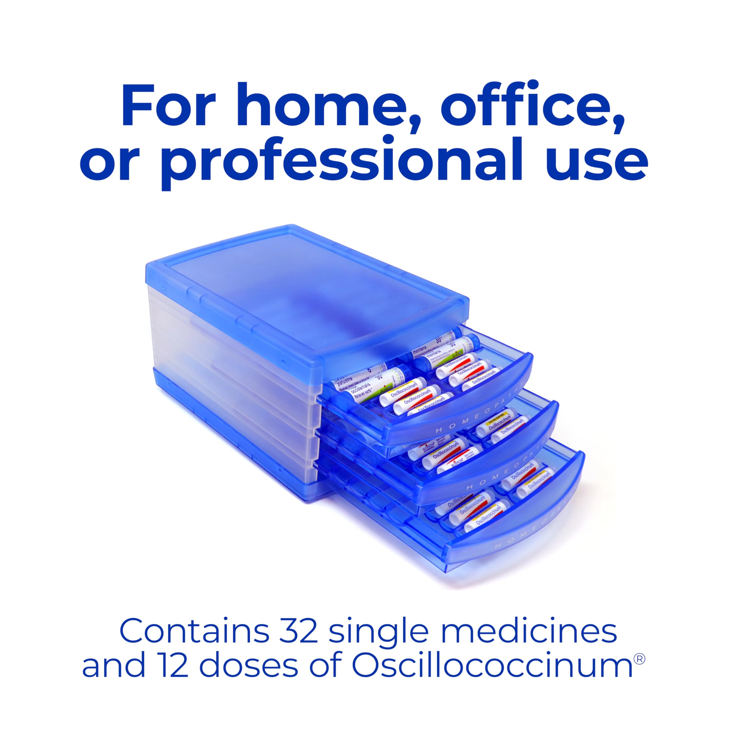 Boiron Oscillococcinum doses provide quick seasonal-use options.