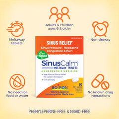 Boiron SinusCalm multidose tubes ready for home or travel use.