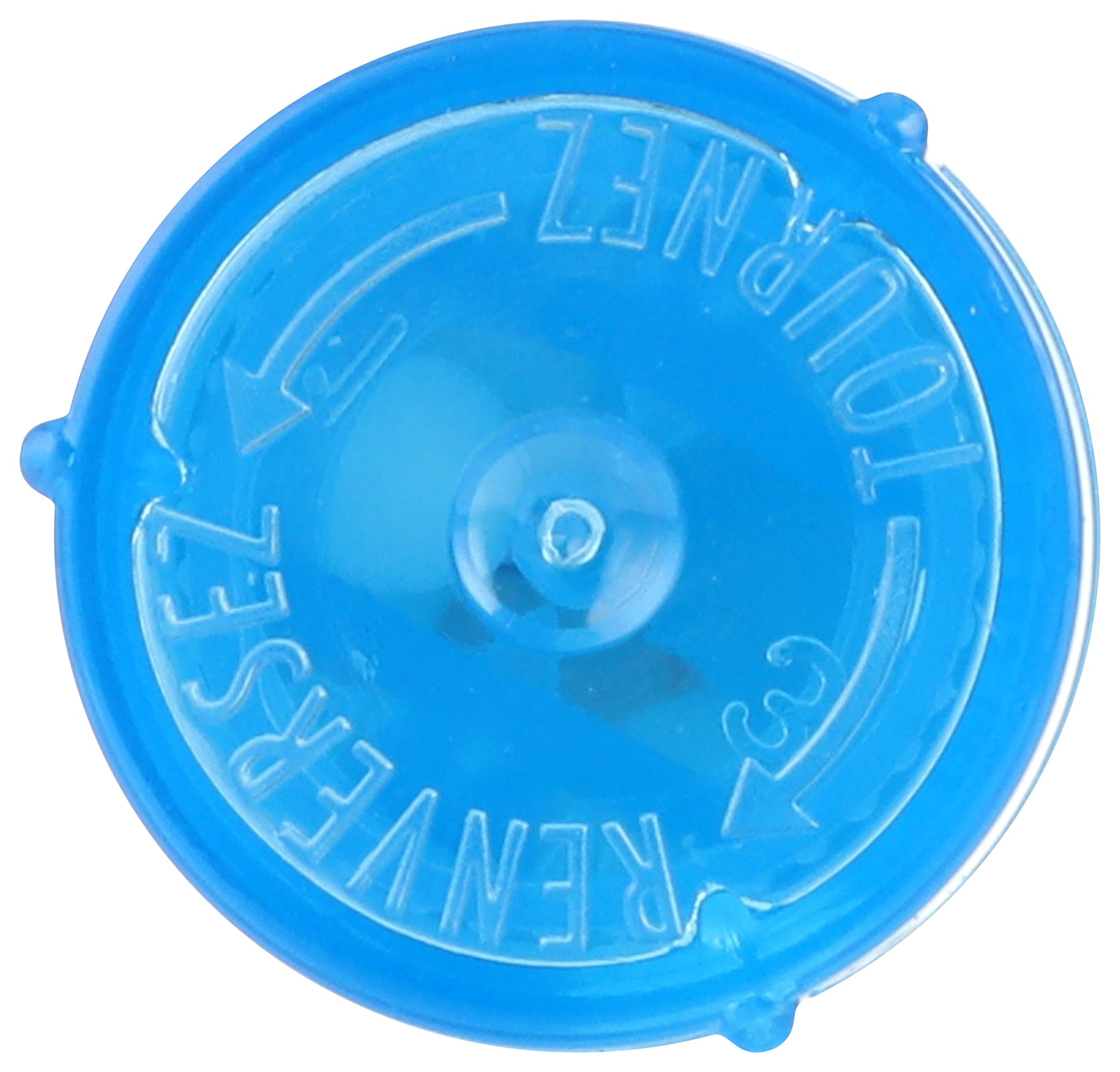 Boiron Sulphur 30C tube with cap removed, easy access.