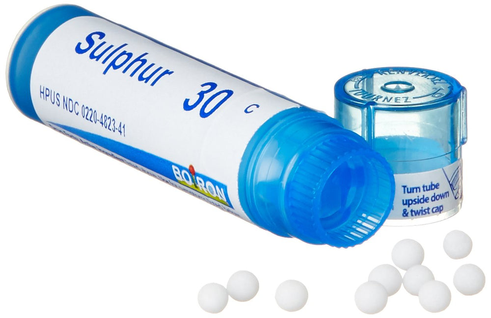 Boiron Sulphur 30C pack of 5 tubes, versatile supply for ongoing care.