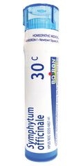 Boiron Symphytum Officinale pellets close-up for potential bone support use