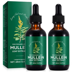 BOIUOITI Mullein Drops bottle for lung support in daily use.