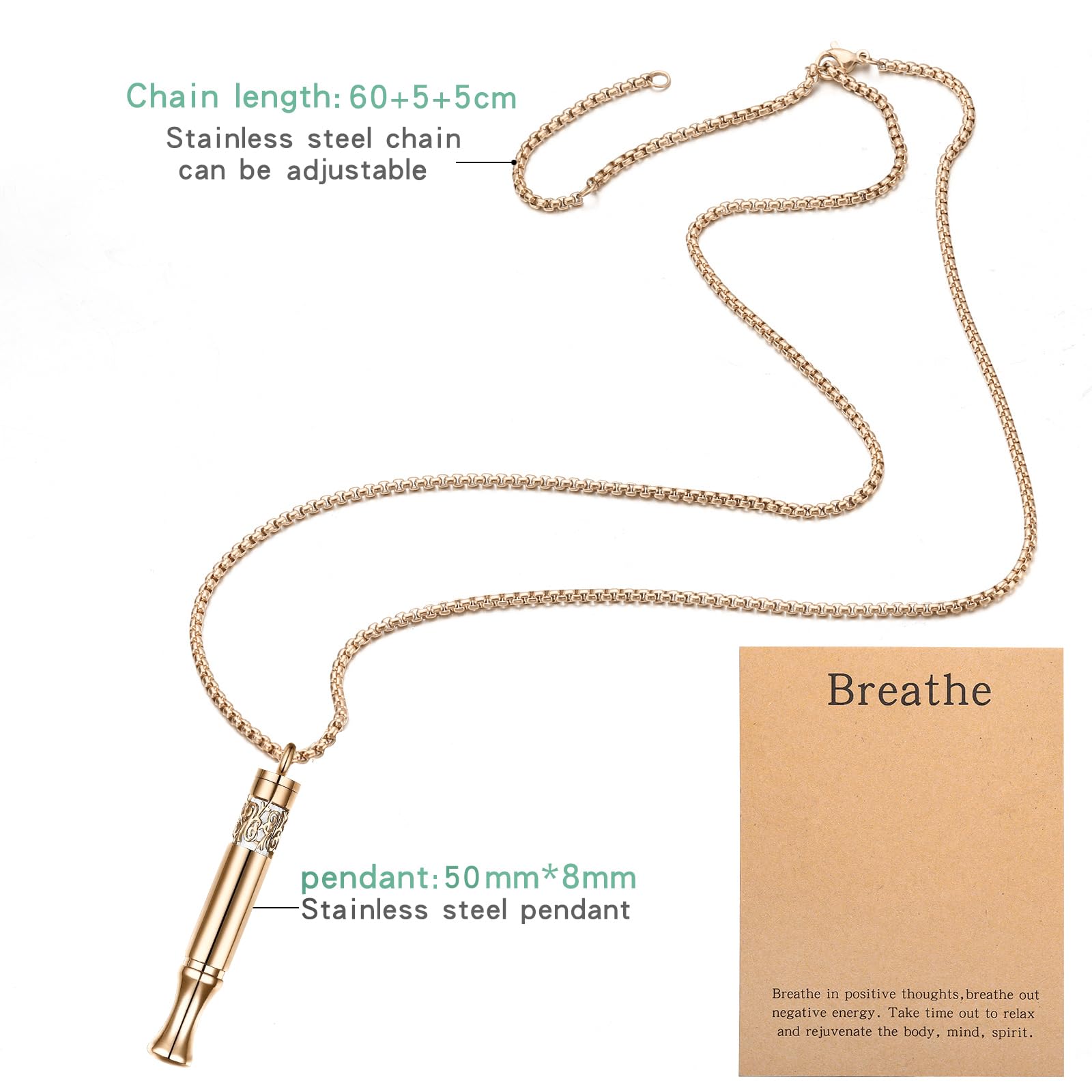 Hypoallergenic stainless steel material for sensitive skin comfort.