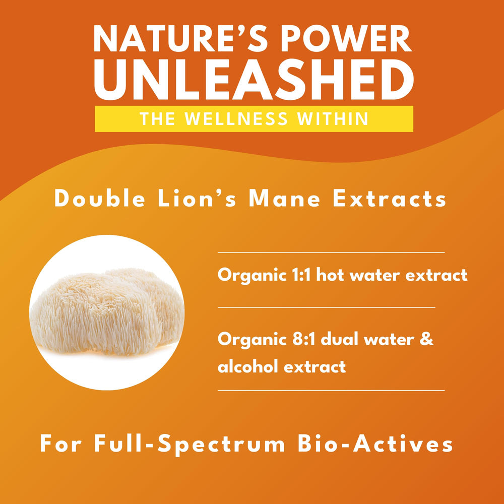 Bold Botanica Lion's Mane capsule closeup — concentrated organic extracts for potency.