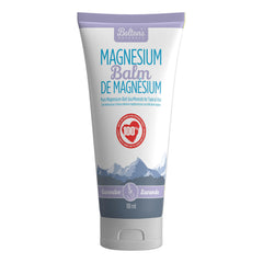 Bolton's Naturals Unscented Magnesium Chloride Balm tube closeup highlighting creamy texture for easy application