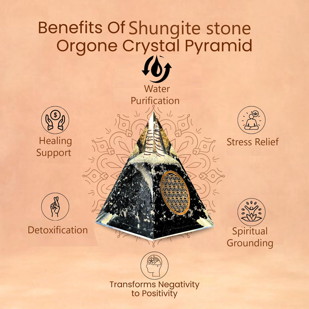 Bombay Crystals Export crystal energy pyramid as a stylish desk decor piece.