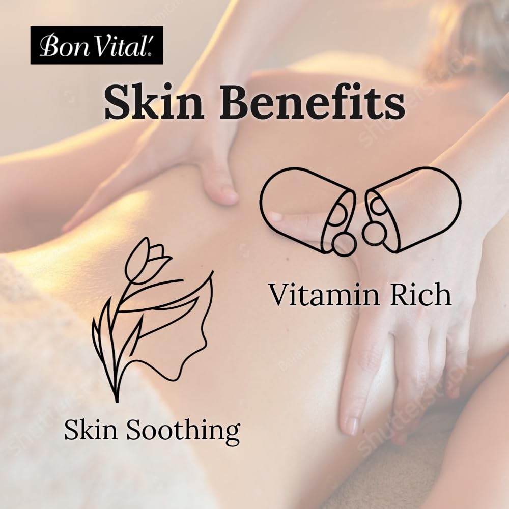 Bon Vital' Original Massage Creme is water dispersible for quick cleanup after treatments.