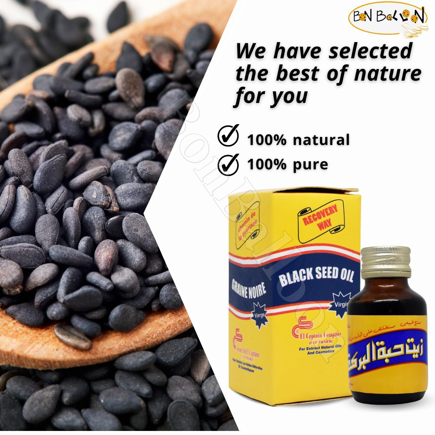 Bonballoon Black Seed Oil for skin and hair care routines.
