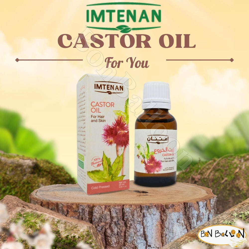 Bonballoon Imtenan castor oil ingredients closeup confirms no additives